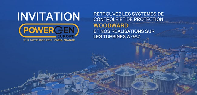 AWF et Woodward à PowerGen Europe Paris 2019